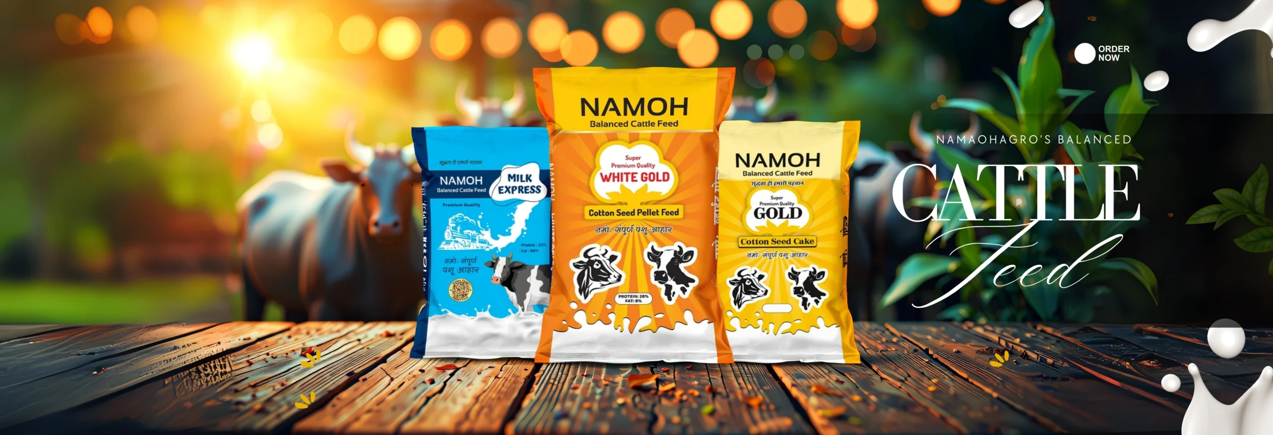 NAMOHAGRO CATTLE FEED BANNER